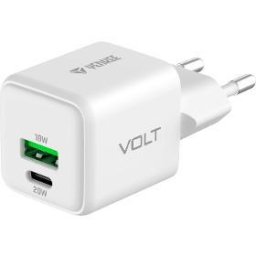 Incarcator de retea GaN USB-C QC 4.0 PD 3.0 12V/3A 20W Alb
