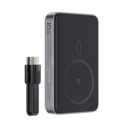 Baterie externa M10, Magnetic, 30W, 10000 mAh, Negru