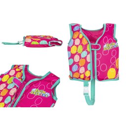 Bestway 32176 Vestă roz pentru învățarea înotului 51 cm