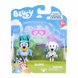 Set de figurine Bluey, pachet de 2, bebeluși Bluey și Chloe