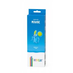 Figurină din lut din plastilină, animale pufoase, șoarece