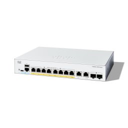 Switch Cisco Catalyst 1200-8P-E-2G Smart Switch, 8 Port GE, PoE, Ext PS, 2x1GE Combo, Limited Lifetime Protection (C1200-8P-E-2G)