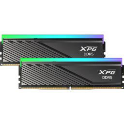 Memorie XPG Lancer Blade RGB, 6000, CL36, 32GB (2x 16 GB) dual kit, black, AX5U6000C3616G-DTLABRBK, INTEL XMP, AMD EXPO, DDR5