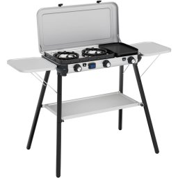 Campingaz Camping Kitchen 2 Multi Cook Plus (grey, 2 hobs 2x 1.8 kW + grill plate 0.9 kW, model 2025)