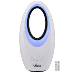 Ventilator Ventilator Fara Elice AR5BL1B Muna, 3 Viteze, Display Led, Telecomanda, Timer 7.5 H, Comenzi Touch, Lumina Nocturna Led 4 culori