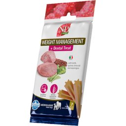 N&D Quinoa Weight Management + Dental Treat, Medium & Maxi (7 buc baton de mestecat) 100 g