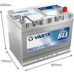 Baterie auto Varta SLI 70Ah 630A E23 570412063
