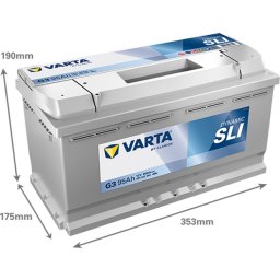 Baterie auto Varta SLI 95Ah 800A G3 595402080