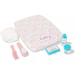 Casdon: Set de joacă pentru schimbat scutece cu accesorii