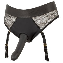 You2Toys - dildo cu ham ajustabil - negru