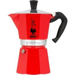 Espressoare pentru aragaz Bialetti Moka Express 1TZ rossa