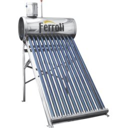 PANOU SOLAR NEPRESURIZAT DIN INOX ECOSOLE 15 TUBURI , BOILER 150 LITRI