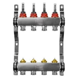 DISTRIBUITOARE DE INOX PENTRU INCALZIRE IN PARDOSEALA, 4 CAI, BASIC, 97DIS104
