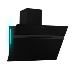 Klarstein Hota Alina, EEK A, Touch, Iluminare cu LED-uri, Extracție/recirculare, 600 m³/h (CGCH7_Alina_F.BK_60)
