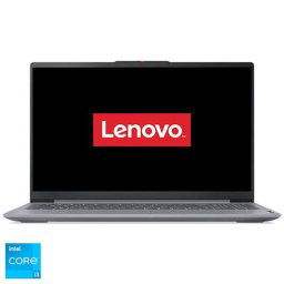 Laptop Lenovo IdeaPad Slim 3 15IRU8 cu procesor Intel® Core™ i3-1315U pana la 4.5GHz, 15.6" Full HD, 8GB LPDDR5, 512GB SSD, Intel® UHD Graphics, No OS, Arctic Grey