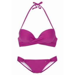 s.Oliver Costum de baie două piese fucsia