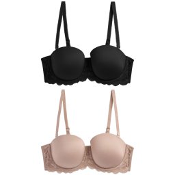Next Sutien culoarea pielii / negru