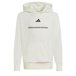 ADIDAS SPORTSWEAR Hanorac sport 'Slogan' negru / alb natural