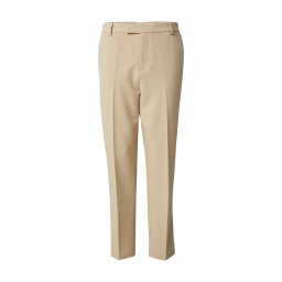 DAN FOX APPAREL Pantaloni cu dungă 'Justus' bej
