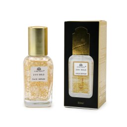 Ser cu niacinamidă și acid hialuronic, Global Fashion, Ser 24K Gold, 50 ml