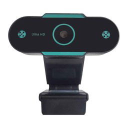 CAMERA WEB SPACER Ultra-HD 4K cu auto focus si rezolutie video 3840 x 2160- black SPWB-CAM4K-02timbru verde 018 lei)