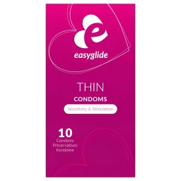 EasyGlide - prezervative ultra subțiri - 10 bucăți