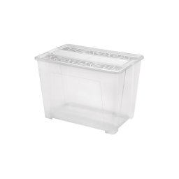 Cutie de depozitare TEX BOX 70 l transparent