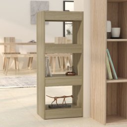 Biblioteca/Separator camera, stejar sonoma, 40x30x103 cm, PAL GartenMobel Dekor