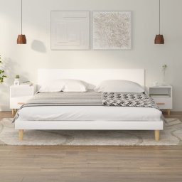 Noptiere, 2 buc., alb, 40x35x47 cm GartenMobel Dekor