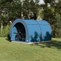 Cort pentru depozitare biciclete Albastru 256 x 222 x 182 cm GartenMobel Dekor