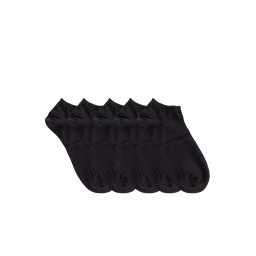 Sosete dama negre tricot fin – set 5 perechi (Marime sosete: 38/41)