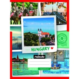 Caiet cu pătrățele model țară-oraș - A4, diverse modele