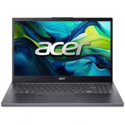 Laptop ACER Aspire 15 A15-61M-R30F NX.JDHEX.006, 15.6" Full HD, AMD® Ryzen™ 5 8640HS, 16GB RAM, SSD 512GB, AMD Radeon 760M, Fara sistem de operare, Steel Gray