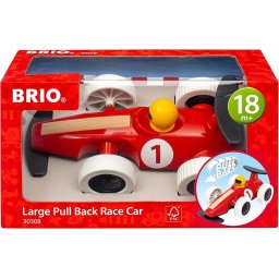 BRIO Pull Back Motorized Big Race Car Toy Vehicle