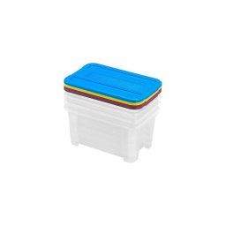 SET 3x cutie de depozitare TEX BOX 4,5 l