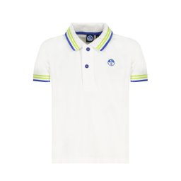 Tricou polo alb pentru copii North Sails