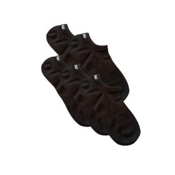Sosete scurte barbati negre cu detaliu brodat – set 5 perechi (Marime sosete: 39/42)