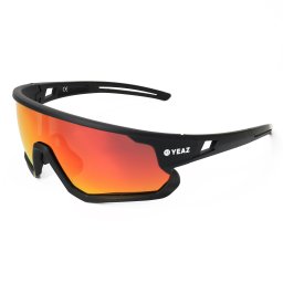 YEAZ Ochelari de soare sport 'Sunrise' roșu orange / negru