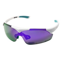 YEAZ Ochelari de soare sport 'Sunup' verde / lila / alb