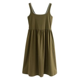 Next Rochie kaki / alb