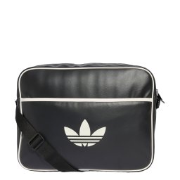 ADIDAS ORIGINALS Geantă de umăr 'Airliner' negru / alb