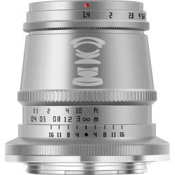 Obiectiv TTArtisan 17mm F1.4 Silver pentru Nikon Z Mount