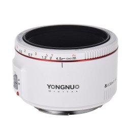Obiectiv foto Alb Yongnuo YN 50mm f1.8 II pentru Canon EOS