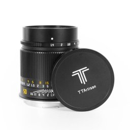 Obiectiv Manual TTArtisan 50mm F1.4 Full Frame Tilt Black L-Mount