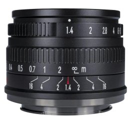 Obiectiv Manual 7Artisans 35mm F1.4 APS-C Negru pentru Nikon Z-Mount