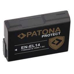 Acumulator replace Patona Protect EN-EL14 EN EL14 ENEL14 1100mAh pentru Nikon CoolPix-11975