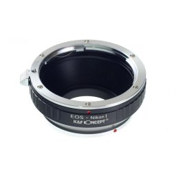Adaptor montura K&F Concept EOS-Nikon 1 de la Canon EOS la Nikon 1