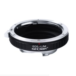 Adaptor montura K&F Concept EOS-LM de la Canon EOS la Leica M