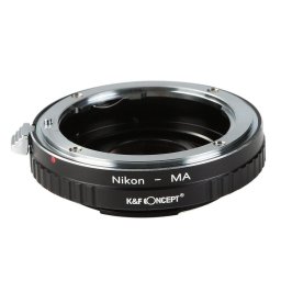 Adaptor montura K&F Concept Nikon-MA cu sticla optica de la Nikon F la Sony A mount
