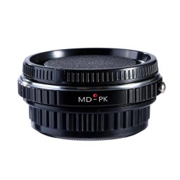 Adaptor montura K&F Concept MD-PK cu sticla optica de la Minolta MD la Pentax K